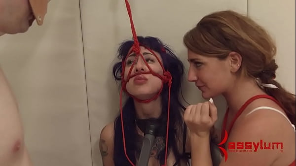 Roped sadism & masochism trio gimps