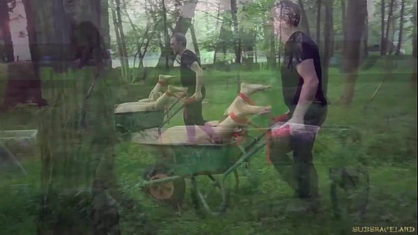 Buxom youthful gimp penalized and violently used for sucking manmeat