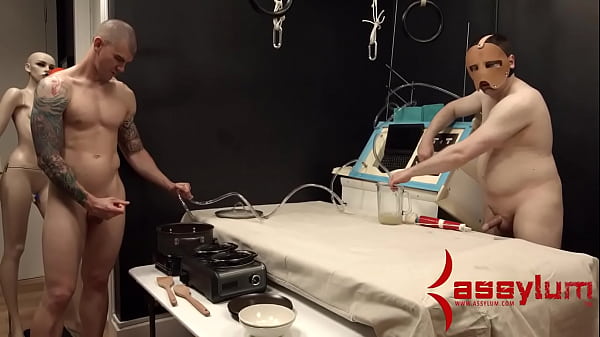 Slobbering restrain bondage mega-slut