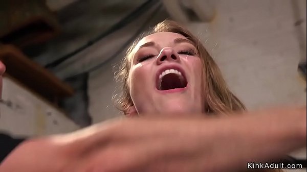 Brown-haired hards whipped and bondage & discipline fucked