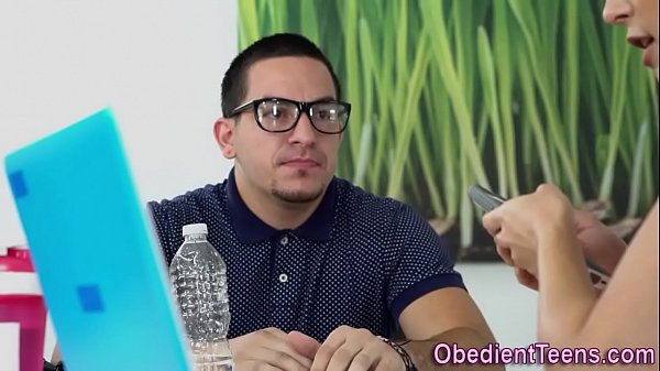 Tied up teenage throated