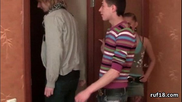 Restrain bondage and hookup with lithe teenie damsel