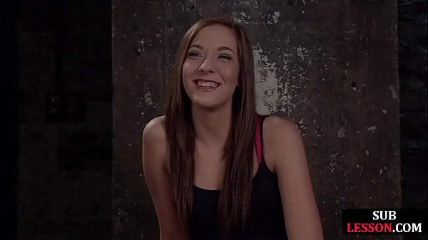 Strapped sub ball-gagged and whipped before facial cumshot cum shot from dom